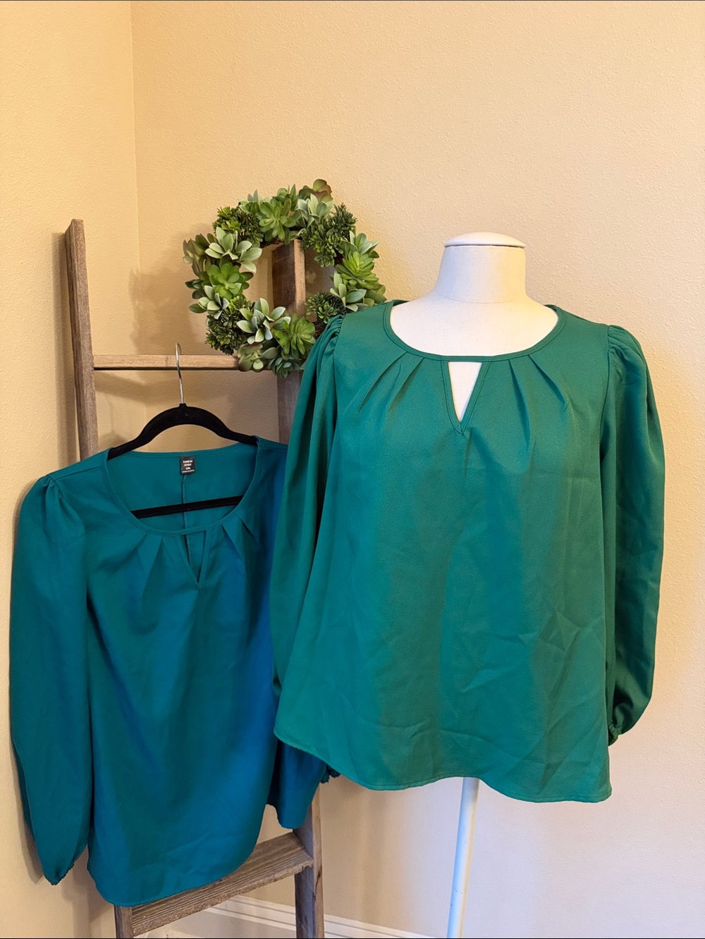SHEIN Curve green blouse bundle